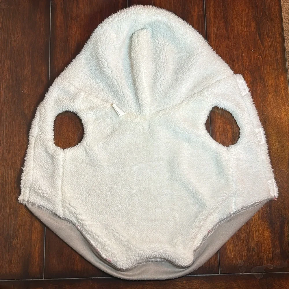 Holiday Fleece Lined Dog Sweater with Hood